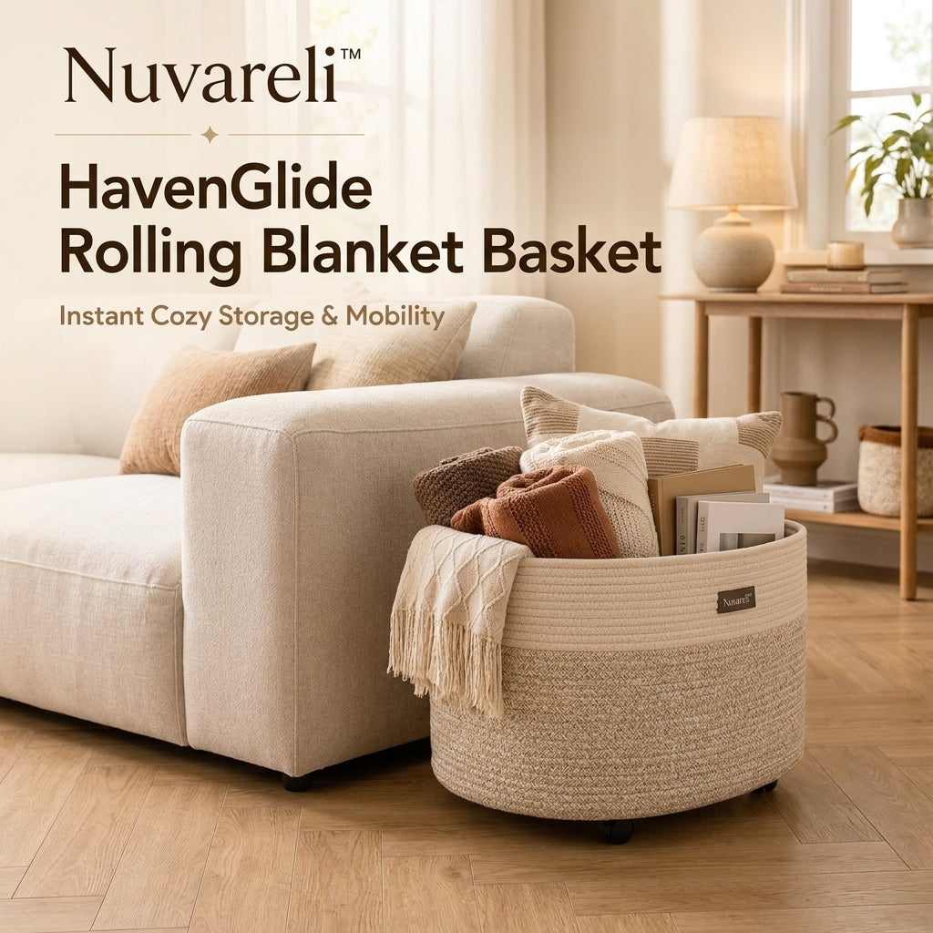Nuvareli™ HavenGlide Rolling Blanket Basket