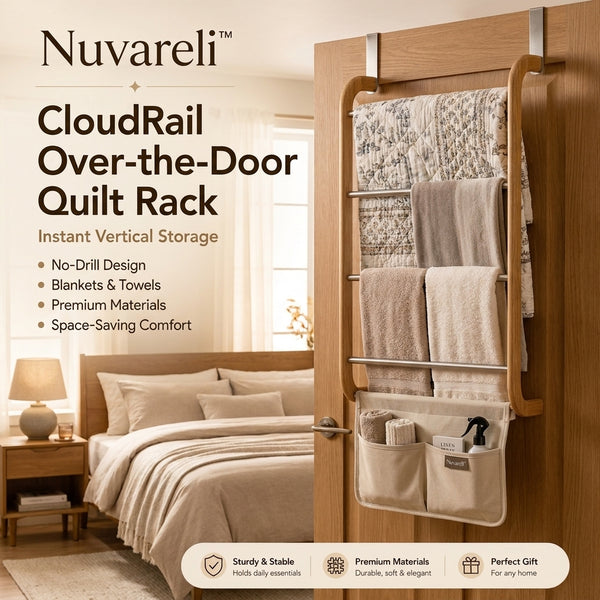 Nuvareli™ CloudRail Over-the-Door Quilt Rack